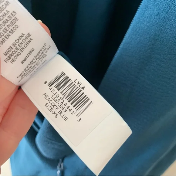 Dress The Population Lyla Dress in Peacock Blue Size XS. - Picture 10 of 15